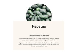 El Aguacate Es El Rey De Las Vitaminas: Plantilla De Sitio Web De Una Sola Página