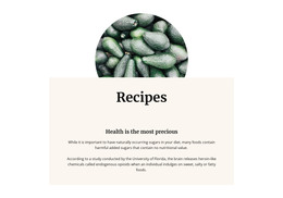 Avocado Is The King Of Vitamins HTML Template