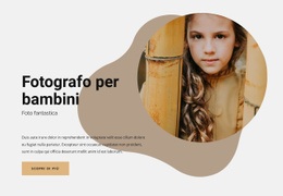 Fotografia Per Bambini - HTML Website Builder