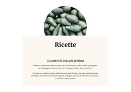 Colonna Del Modello Di Griglia CSS Per L'Avocado È Il Re Delle Vitamine