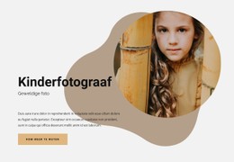 Kinderfotografie Eenvoudige Html-Sjabloon Met CSS