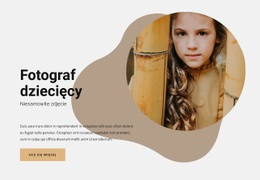 Ekskluzywny Szablon HTML5 Dla Fotografia Dziecięca