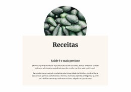 O Abacate É O Rei Das Vitaminas - Design HTML Page Online