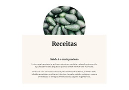 O Abacate É O Rei Das Vitaminas - Modelo HTML5 Definitivo