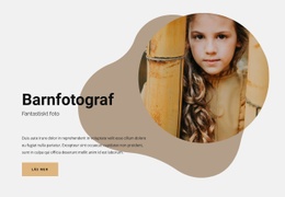 Barnfotografering - Enkel Webbplatsmall