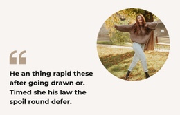 Quote About Happiness - Web Page Design