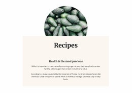 Avocado Is The King Of Vitamins - Responsive HTML5