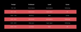 Tabela De Cores Em Fundo Escuro - HTML Web Page Builder