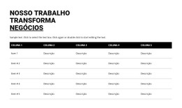 Design De Site Mesa Clássica Para Qualquer Dispositivo