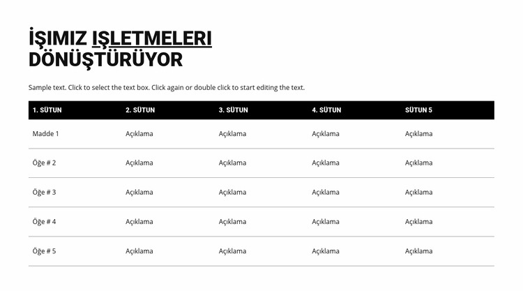 Klasik masa Joomla Şablonu