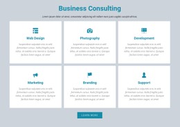 CSS Menu For Business Consulting