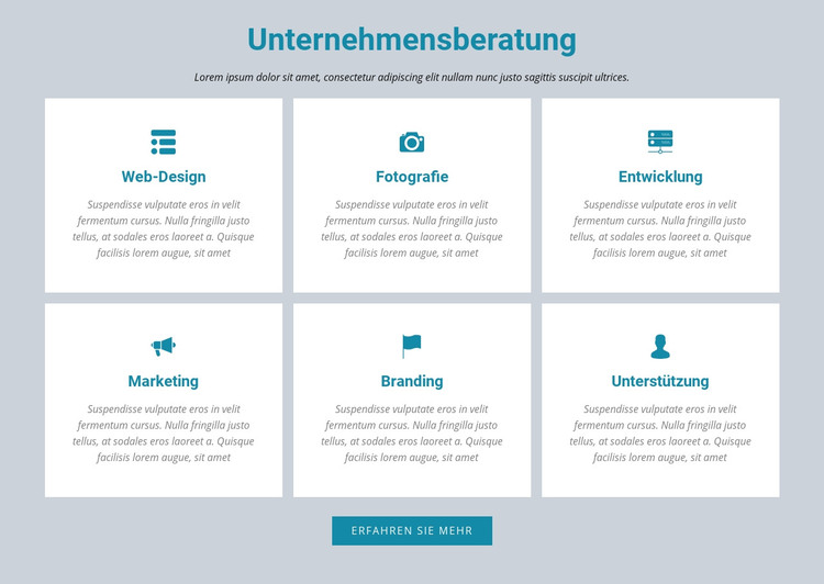 Unternehmensberatung HTML-Vorlage