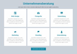 Unternehmensberatung – Anpassbare Professionelle HTML5-Vorlage