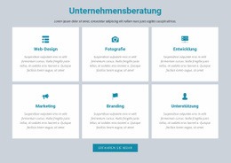 Unternehmensberatung - Einfaches Website-Design