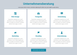 Unternehmensberatung - Zielseitenvorlage