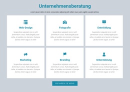 Atemberaubende Landingpage Für Unternehmensberatung