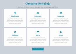 Consulta De Trabajo - Maqueta De Sitio Web De Arrastrar Y Soltar