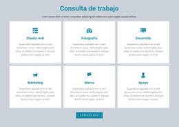 Impresionante Página De Destino Para Consulta De Trabajo