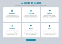 Menú CSS Para Consulta De Trabajo