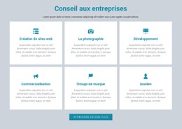 Menu CSS Pour Conseil Aux Entreprises