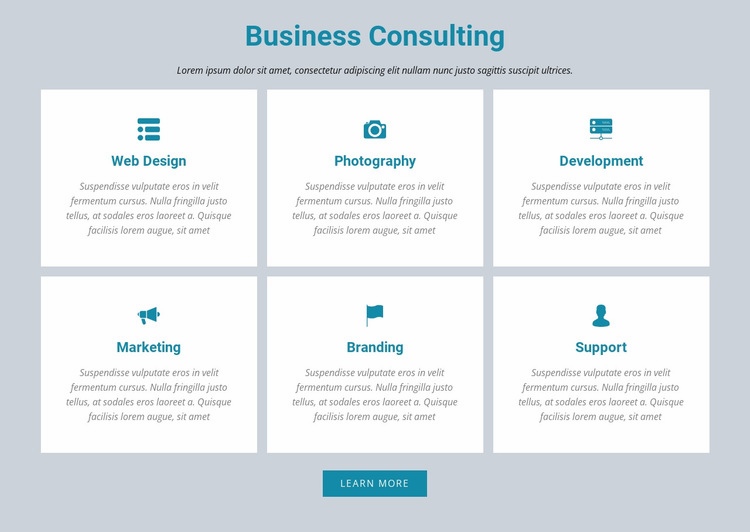 Business Consulting Html Code Example