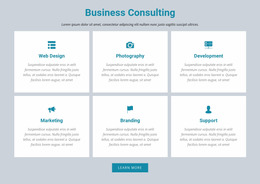 Bedrijfsconsulting - Create HTML Page Online