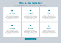 Consulenza Aziendale - Modello Di Pagina Di Destinazione