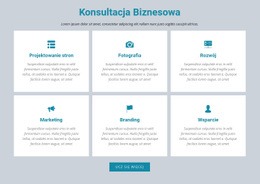 Konsultacja Biznesowa - Konfigurowalny Profesjonalny Szablon HTML5