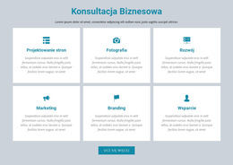 Konsultacja Biznesowa - Szablon Strony Docelowej