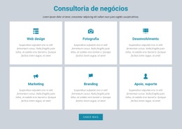 Consultoria De Negócios - Modelo HTML5 Profissional Personalizável