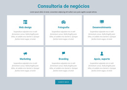 Consultoria De Negócios - Modelo De Página De Destino