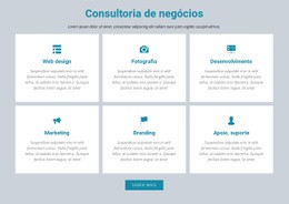 Página De Destino Impressionante Para Consultoria De Negócios