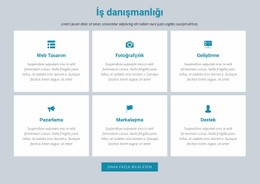 İş Danışmanlığı - Özelleştirilebilir Profesyonel HTML5 Şablonu