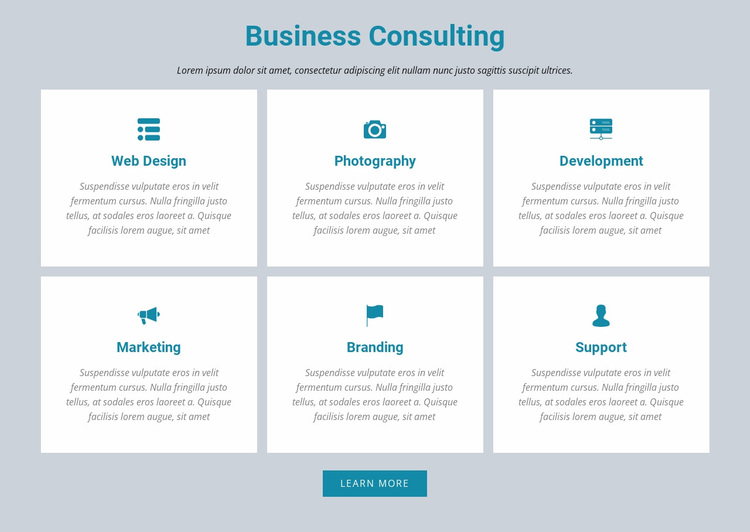 Business Consulting Website Design