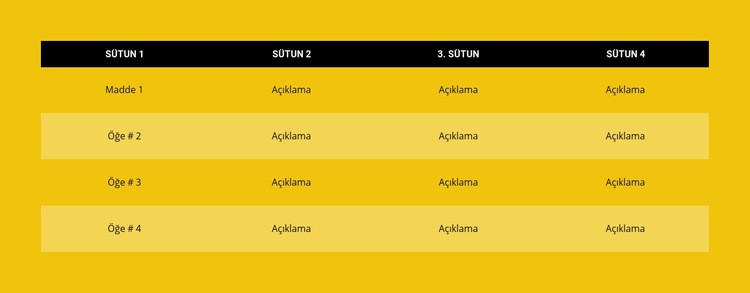 Renk tablosu Web sitesi tasarımı