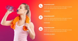 Website-Design Für Neue Wege Zu Trainieren