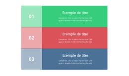 Modèle De Plate-Forme De Lancement Pour Liste Colorée