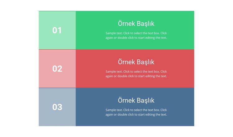 Renkli Liste Joomla Şablonu