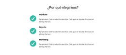 Lista De Beneficios: Plantilla HTML5 Personalizada