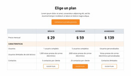 Elija Un Plan Plantilla Joomla 2024