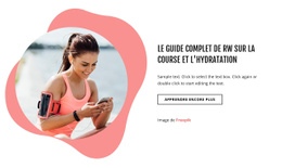 Créateur De Site Web Premium Pour Course À Pied Et Hydratation