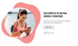 Corrida E Hidratação - Melhor Maquete Gratuita