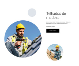 Tema WordPress Gratuito Para Telhados De Madeira