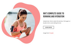 Running And Hydration - WordPress Theme