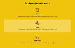 Seznam Funkcí – Šablona Jedné Stránky