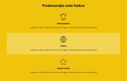 Seznam Funkcí - Šablona Webové Stránky