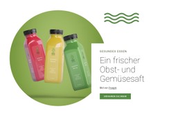 Frischer Fruchtsaft Responsive Site