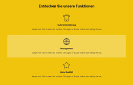 Funktionsliste – Kostenlos Herunterladbares WordPress-Theme