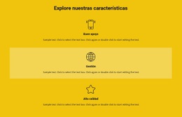 Lista De Funciones - Página De Destino Personalizada