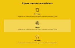 Lista De Funciones Plantilla CSS Adaptable